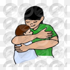 Hug Picture For Classroom Therapy Use - Great Hug Clipart Emoji,Hug & Kiss Emoticon On Facebook