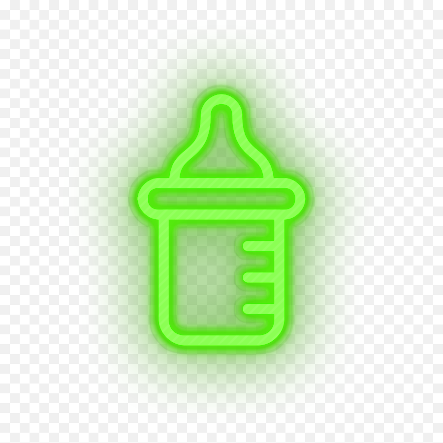 Bottle Milk Formula Care Baby Neon Sign 12500 Emoji,Bottle Of Milk Emoji