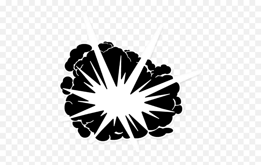 Explosion Telegram Stickers Sticker Search Emoji,Bomb Explosion Emoji