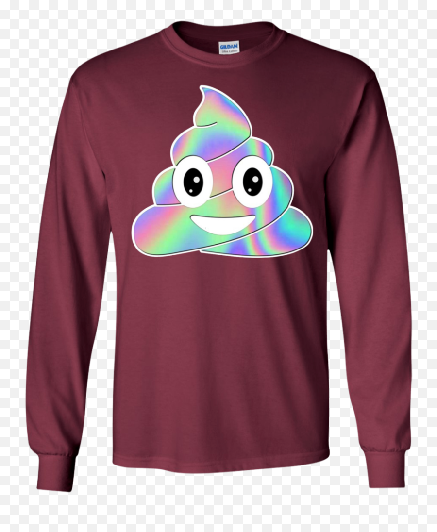 Unicorn Poop Emoji Holo Women Girls - Nutrition Facts Cotton,Women's Emoji T Shirts