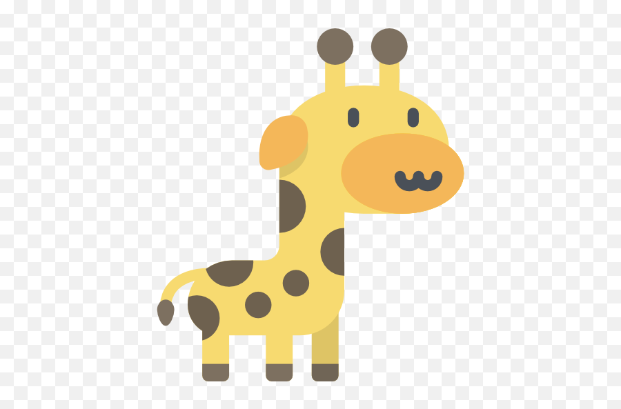 Jungle Animals - Giraffe Icon Png Emoji,Giraffe Emojis