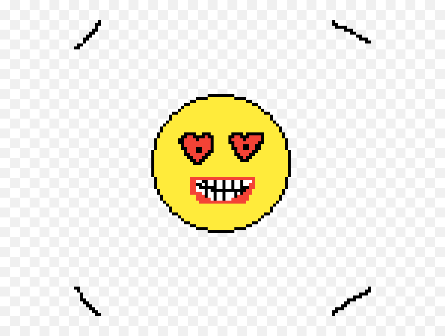 Heart Face Emoji - Spreadsheet Pixel Art Emoji,Heart Face Emoji