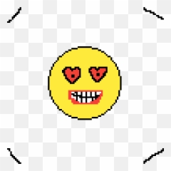 Heart Face Emoji - Spreadsheet Pixel Art Emoji,Heart Face Emoji
