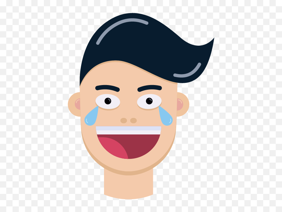 Man Face Emoji By Umut Cemre Goray - Happy,Laughing Face Emoji