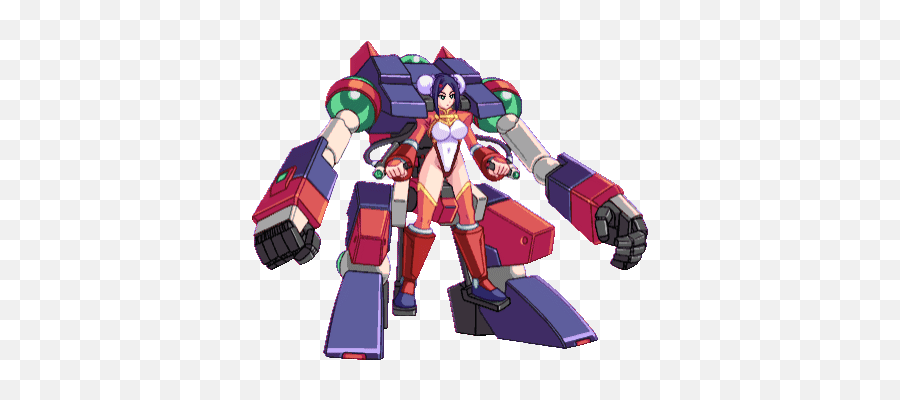 Top Mecha Suit Stickers For Android U0026 Ios Gfycat - Arcana Heart Mei Fang Emoji,Girls Emoji Bathing Suit