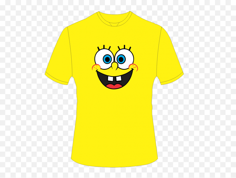 Camiseta Bob Esponja - Bob L Éponge Emoji,Emoticons Rockeiros