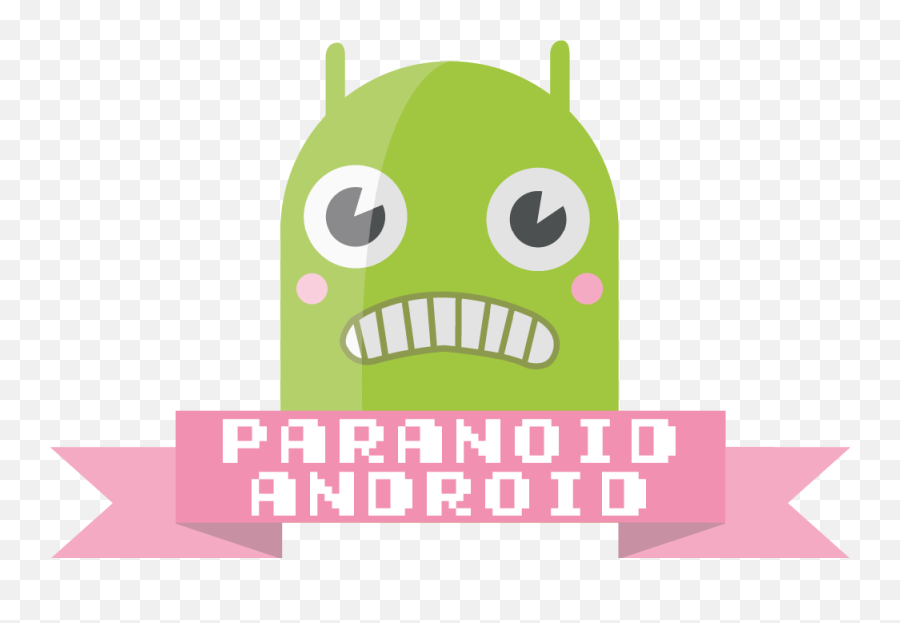 Paranoid Android Em Risco De Fechar A Porta Androidgeek - Paranoid Android Logo Png Emoji,Paranoid Emoji