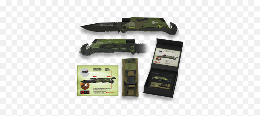 Couteau De Poche Rui 19655 Vert Od - Fundas De Navajas Militar Emoji,Oj Simpson Knife Emoji