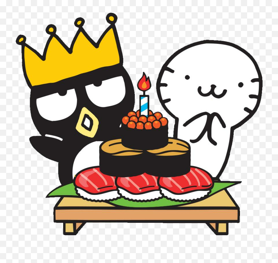 Badtzmaru Happybirthday Birthdaycake Sticker By Emoji,Badtz Maru Emojis