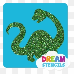 Baby Dinosaur Glitter Tattoo Stencil - Stencil Emoji,Emoji Temporary Tattoos