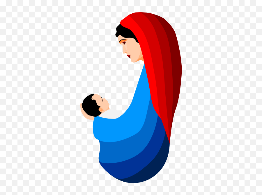 Httpsfreesvgorgvector - Symbolofmedicalnurse 05 2016 Clipart Mary And Baby Jesus Emoji,Girls Emoji Robe