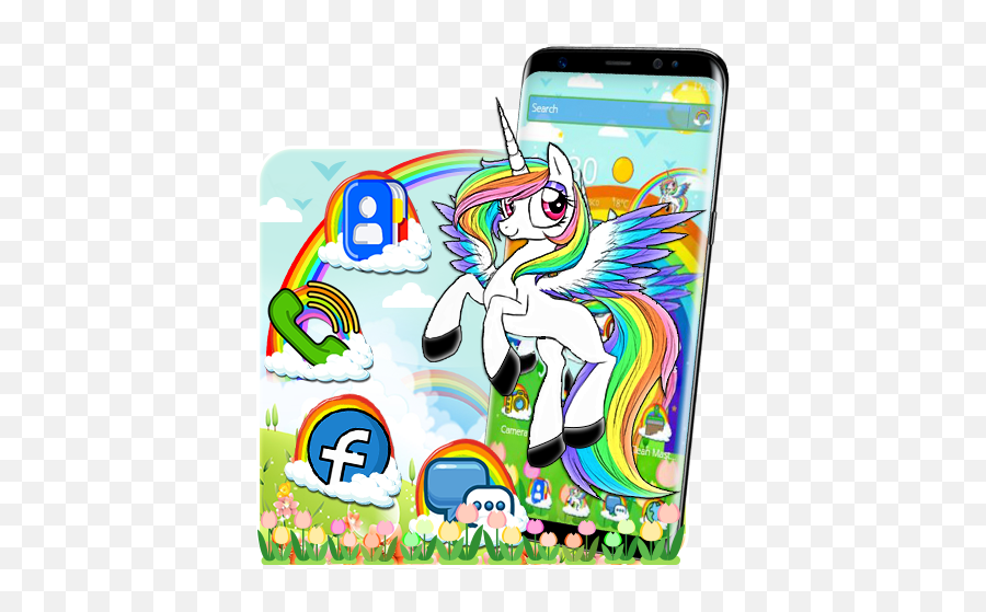 Rainbow Pony Theme - Apps On Google Play Smartphone Emoji,Best My Little Pony Emojis Android