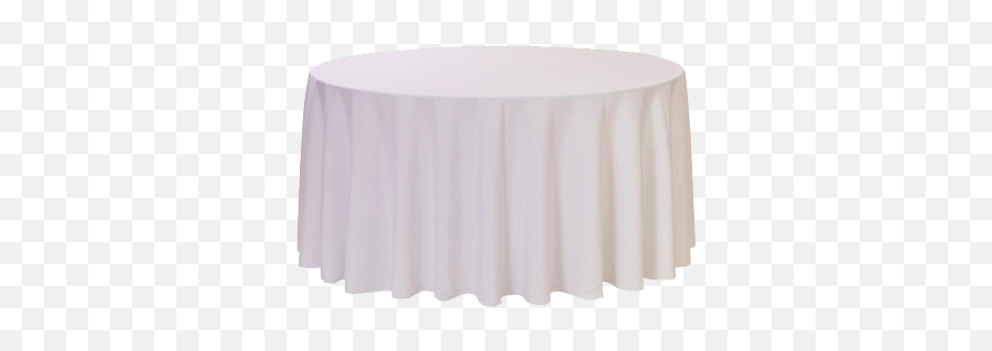 Table Linen - Round Table White Table Cloth Emoji,Emoji Table Cover
