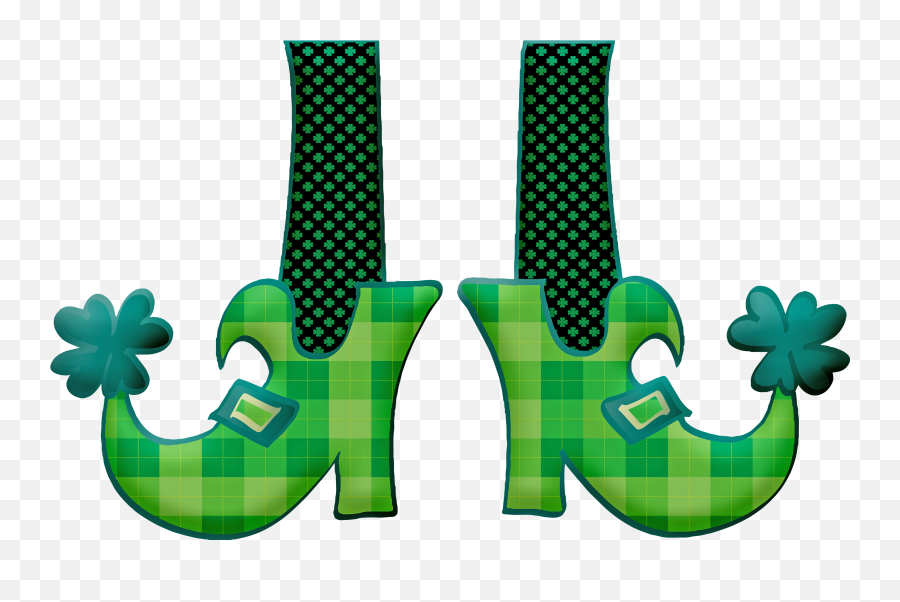 Day Drawing Green Shoes With Shamrock - Leprechaun Shoes Coloring Page Emoji,Patricks Emotions