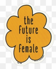 The Future Is Female - Future Is Female Sticker Png Clipart Dot Emoji,Future Face Emotion Graphics