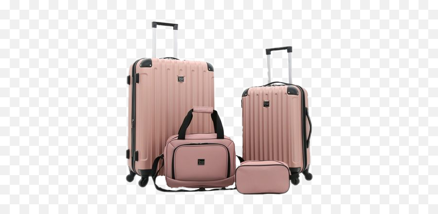 Discover Trending Luggage Stickers Picsart - Travelers Club Rose Gold Luggage Set Emoji,Emoji Luggahe