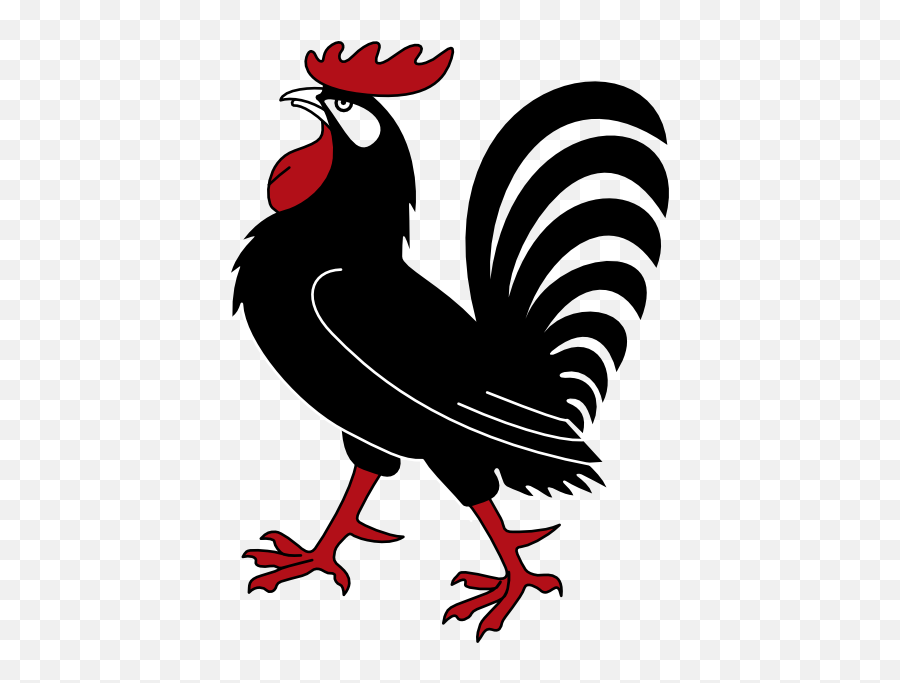 Chicken And Rooster Clipart Kid 3 - Cartoon Black Rooster Emoji,Rooster Emoji