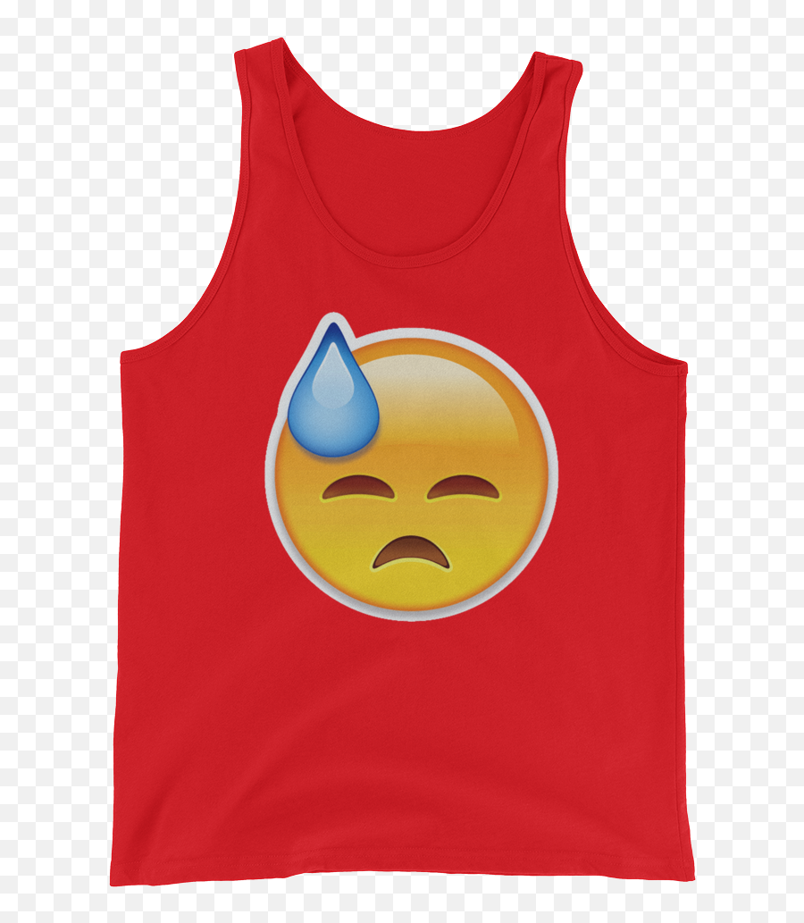 Download Menu0027s Emoji Tank Top - Clothing Full Size Png Sleeveless,Emoji Shirt With Tears