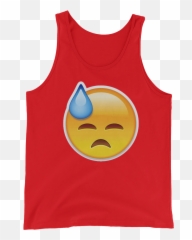 Download Menu0027s Emoji Tank Top - Clothing Full Size Png Sleeveless,Emoji Shirt With Tears