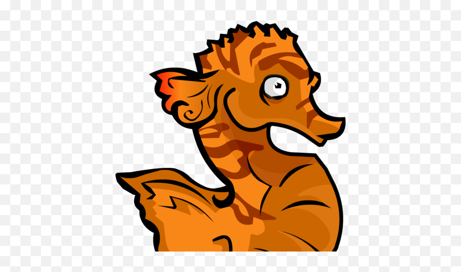 Seahorse - Happy Emoji,Seahorse Emoji