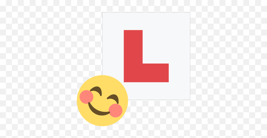 Learner Driver Pack - Happy Emoji,Driver Emoticon