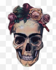 Fridakahlo Frida Skull Sticker - Frida Kahlo Emoji,Unibrow Emoji