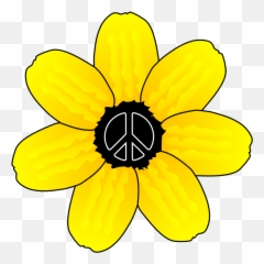 Peace Symbol Peace Sign Flower 27 Coloring Book Colouring Emoji,Black Flower Emoticon