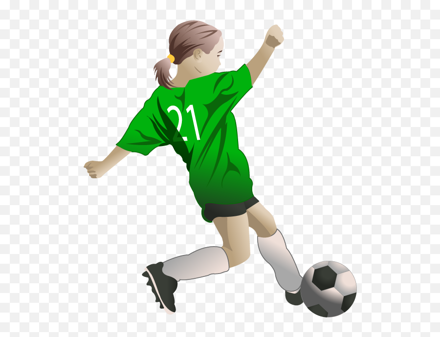 Jumping Free Woman Silhouette - Clip Art Library Emoji,Soccer Emoji Girl