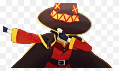 Dabdance Anime Dab Konosuba Megumin Sticker By Samael Emoji,Dabbing Emoji Drawing