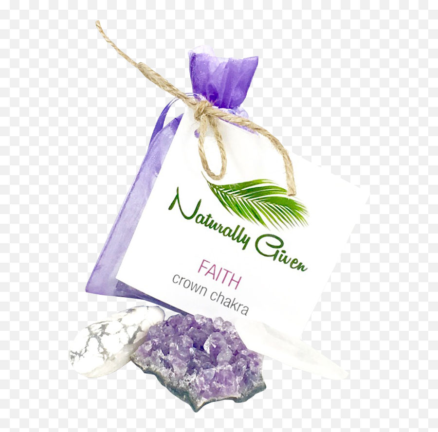 Faith Crown Chakra Crystal Pouch Emoji,Emotions For The Crown Chakr