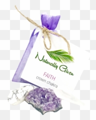 Faith Crown Chakra Crystal Pouch Emoji,Emotions For The Crown Chakr