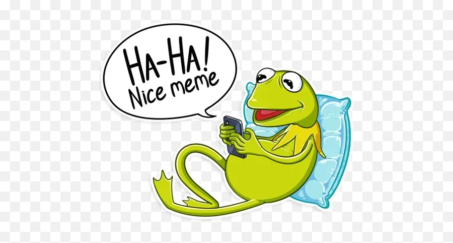 Kermit The Frog Sticker Pack - Stickers Cloud Emoji,Happy Frog Emojis For Facebook