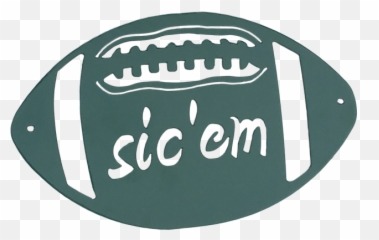 Sic U0027em Football - Baylor Wall Art Sporthooks Emoji,Baylor Emojis For Texting