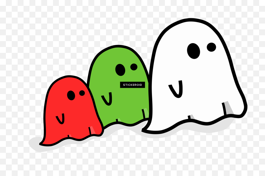 Cute Halloween Ghost Vector Png Png - Ghost Cute Vector Emoji,Ghost Emoji Vector