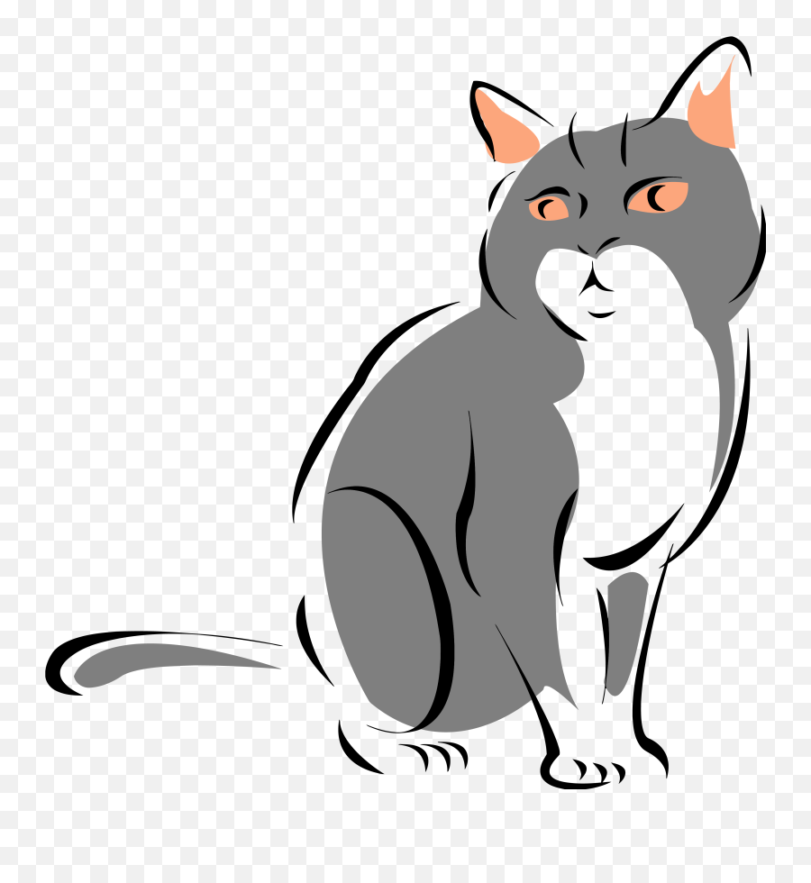 Clipart Png Cat Clipart Png Cat Transparent Free For - Grey Cat Clip Art Emoji,Gray Cat Emoji