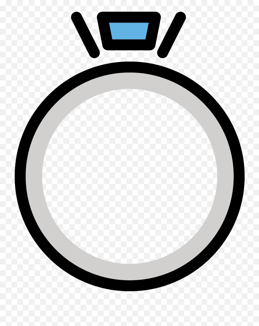 Ring Emoji Clipart - Smiley Face,Wedding Ring Emoji