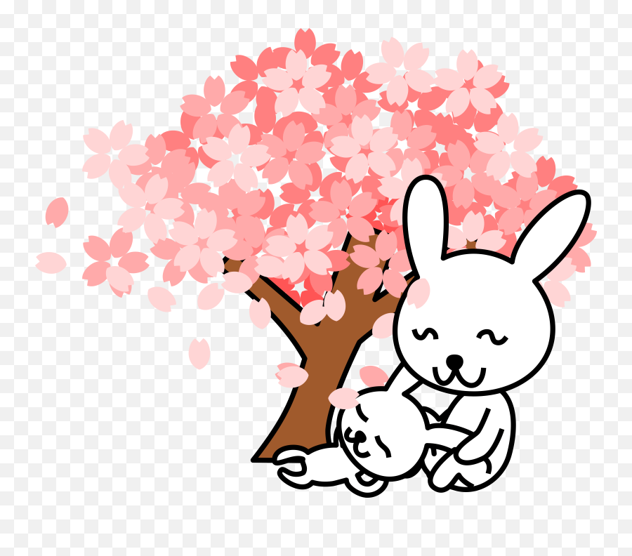 Cherry Blossom Clip Art - Clipartsco Cherry Blossom Cartoon Png Emoji,Cherry Flower Japan Emoji