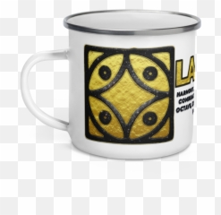 Mayan Solar Seal Enamel Coffee Mug - Mug Emoji,Coffee Mug Emoticon