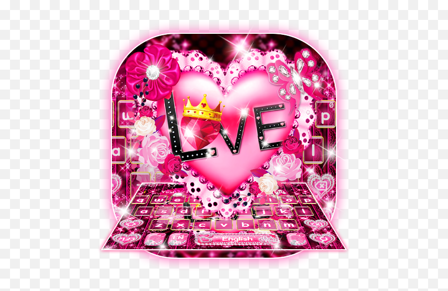 Sparkling Heart Keyboard For Android - Download Cafe Bazaar Sparkling Heart Keyboard Theme Emoji,Sparkling Heart Emoji Png