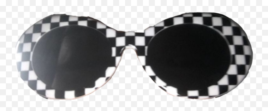 Aeshtetic Vsco Tumblr Sunglasses - Checkered Clout Goggles Png Emoji,Sunglasses Emoji Tumblr