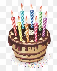 Happy Birthday - Chocolate Birthday Cake Cartoon Emoji,Pastel De Emojis