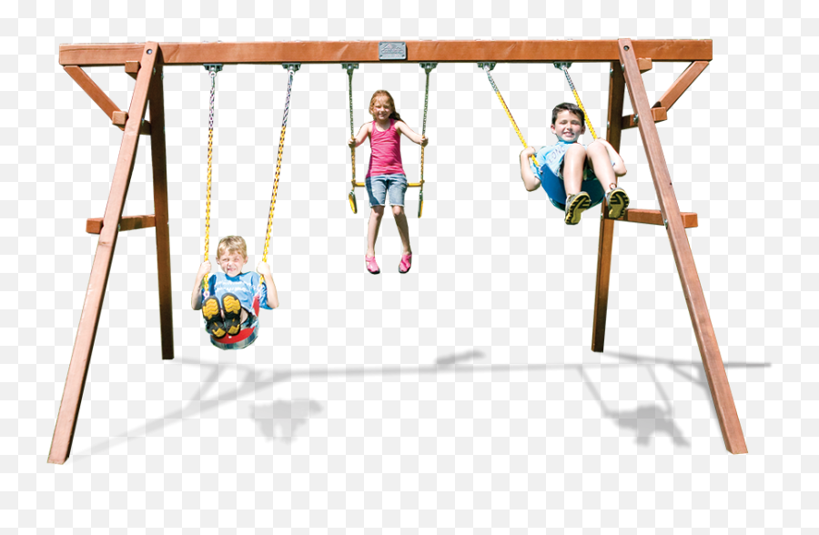 Swing Set - Rainbow Free Standing Swing Beam Emoji,Swing Set Emoji