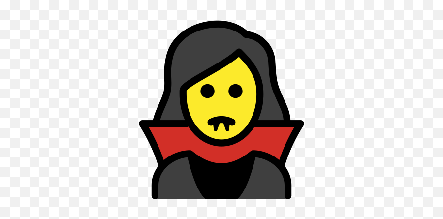 Woman Vampire Emoji - Emoji,Vampire Emoji
