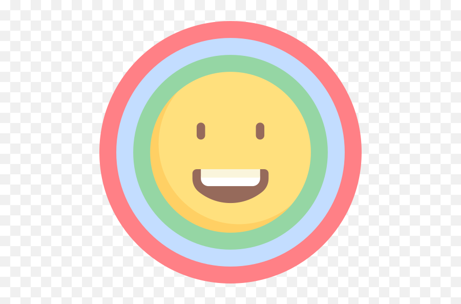 Smiley - Free Smileys Icons Wide Grin Emoji,Peace Hippy Smiley Emoticon
