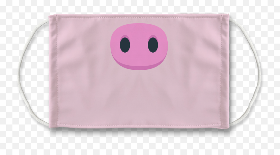 Pig Nose Face Mask - Mask Emoji,Spam Van Emoticon