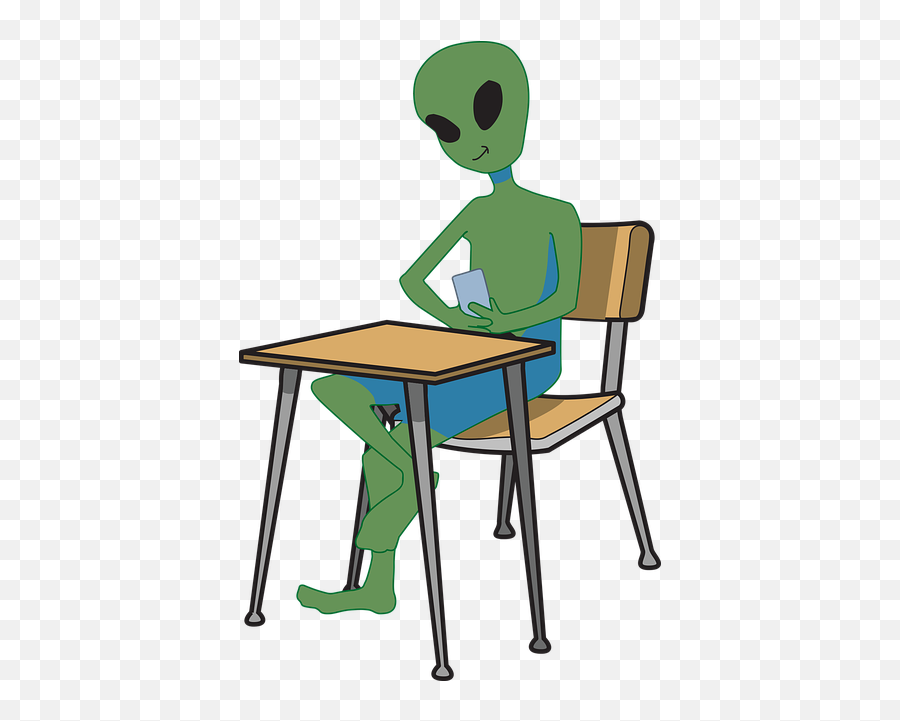 Alien School Invasion And Reformers With Erased Memories - Alien Student Emoji,Aliens Extracting Emotions
