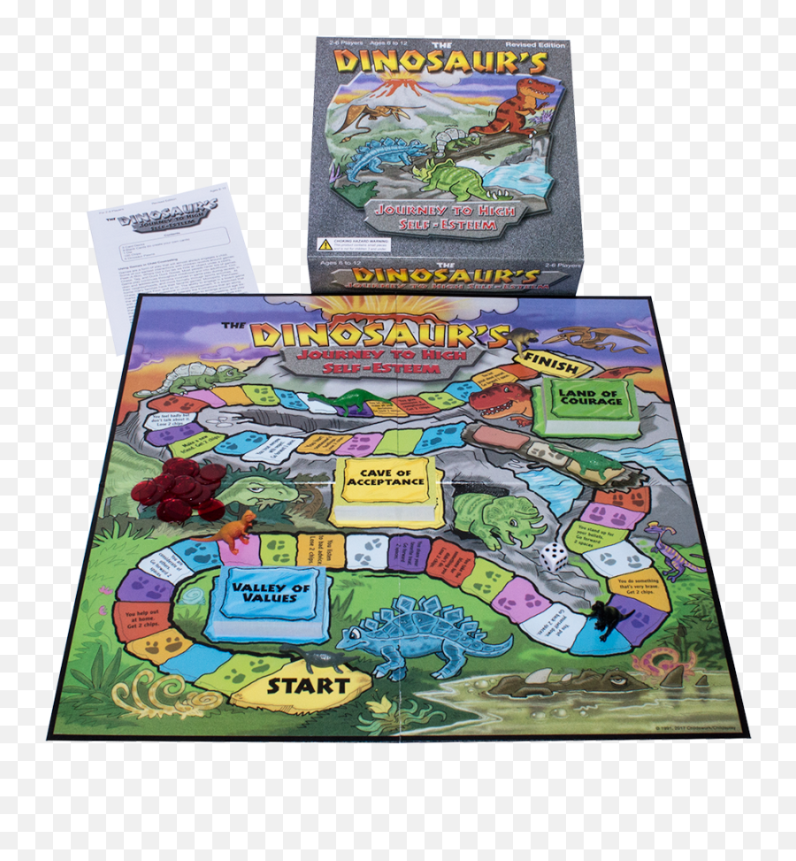 The Dinosaurs Journey To High Self - Self Esteem Board Game Emoji,Dinosaur Emotions