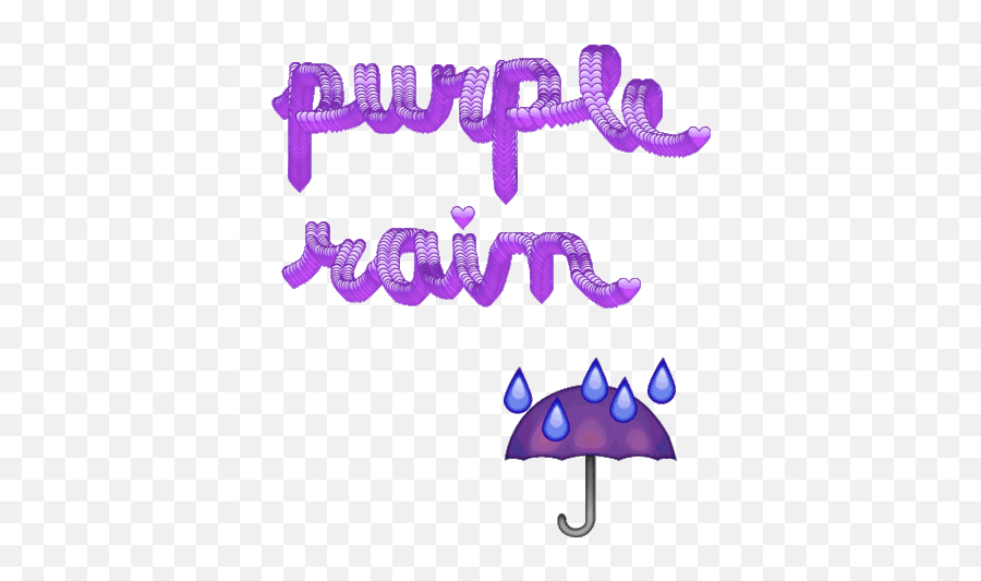 Purple Rain Emoji,Rain Emoji
