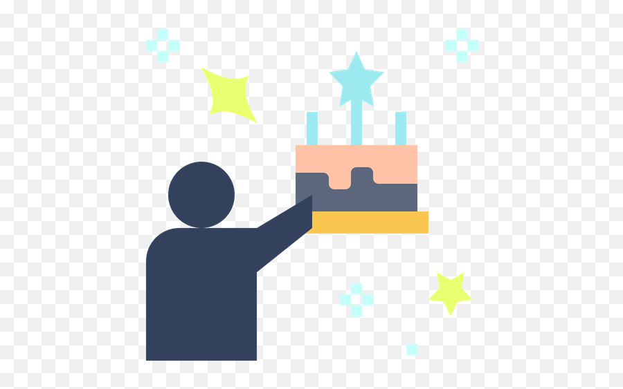 Happy Birthday Icon Of Flat Style - Available In Svg Png Religion Emoji,Invitation Card Emoticon