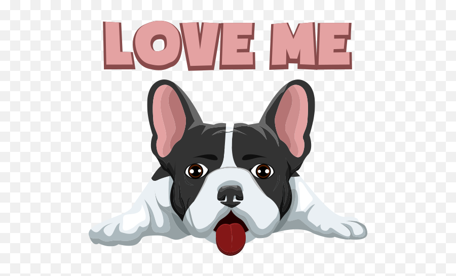 Frenchiemoji - Vulnerable Native Breeds,Boston Terrier Emoticons